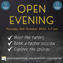 Open Evening (October 2025)