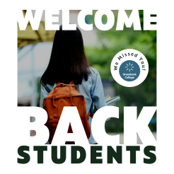 Welcome Back Students!